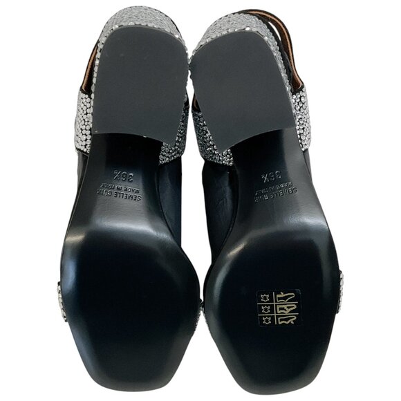 Laurence Dacade Silver Strass Sandra Sandals - Picture 8 of 15